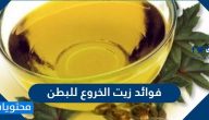 فوائد زيت الخروع للبطن