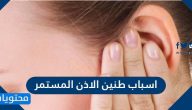 اسباب طنين الاذن المستمر وطرق علاجه والوقاية منه