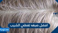 افضل صبغه تغطي الشيب مجربة ومضمونة 2025