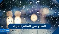 تفسير حلم المطر في المنام للعزباء بالتفصيل