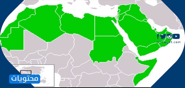 العالم العربي خرائط صماء خريطة العالم