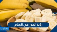 رؤية الموز في المنام لابن سيرين وابن شاهين والنابلسي