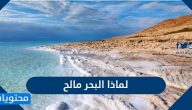 لماذا البحر مالح