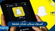 اسماء سناب شات فخمة 2025 للبنات والشباب