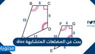بحث عن المضلعات المتشابهة doc