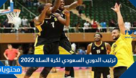 ترتيب الدوري السعودي لكرة السلة 2022