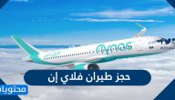 حجز طيران فلاي إن وافضل شركات الطيران المتعاونة