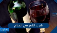 تفسير حلم رؤية شرب الخمر في المنام