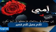 كلام جميل للام قصير .. أجمل عبارات وكلمات وصور للام 2025