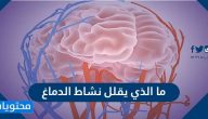 ما الذي يقلل نشاط الدماغ