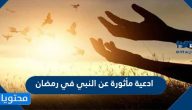 ادعية مأثورة عن النبي في رمضان