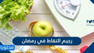 رجيم النقاط في رمضان 2025 قائمة الأطعمة المسموح بها في رجيم النقاط