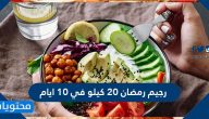رجيم رمضان 20 كيلو في 10 ايام