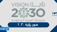 صور رؤية 2030 جديدة وصور خطوات رؤية 2030