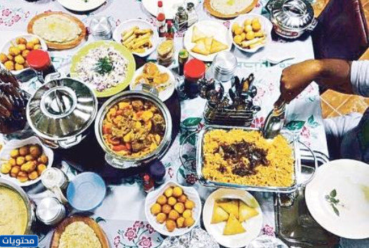 صور سفرة شهر رمضان