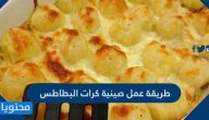 طريقة عمل صينية كرات البطاطس