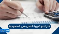 كم تبلغ ضريبة الدخل في السعودية