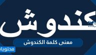 معنى كلمة الكندوش