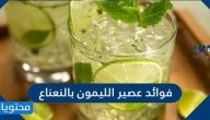 فوائد عصير الليمون بالنعناع