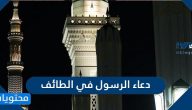 دعاء الرسول في الطائف
