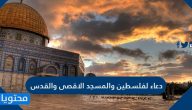 دعاء لفلسطين والمسجد الاقصى والقدس