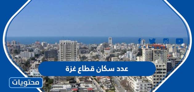 عدد سكان قطاع غزة 2023