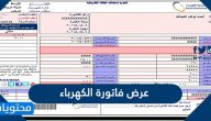 عرض فاتورة الكهرباء السعودية برقم الهوية