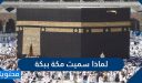 لماذا سميت مكة ببكة