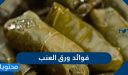 فوائد ورق العنب وما هي أهم العناصر الغذائية بورق العنب