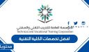 افضل تخصصات الكلية التقنية 1448