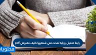 رابط تحميل رواية لمحت في شفتيها طيف مقبرتي pdf