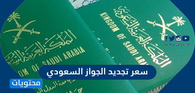 سعر تجديد الجواز السعودي 2021/1443
