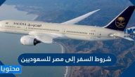 شروط السفر إلى مصر للسعوديين حسب آخر تحديث 1442