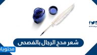 شعر مدح الرجال بالفصحى