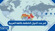 كم عدد الدول الناطقة باللغة العربية