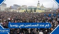 كم عدد المسلمين في روسيا