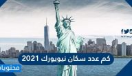كم عدد سكان نيويورك 2025