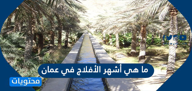 ما هي أشهر الأفلاج في عمان