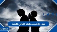 وش اذكرك حب طوته الليالي كلمات