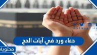 دعاء ورد في ايات الحج