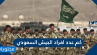 كم عدد افراد الجيش السعودي