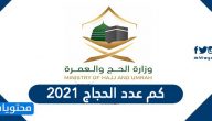 كم عدد الحجاج 2021