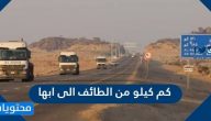 كم كيلو من الطائف الى ابها