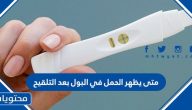 متى يظهر الحمل في البول بعد التلقيح ؟ نصائح للمرأة بعد التأكد من حدوث حمل