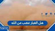 هل الغبار غضب من الله