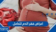 اعراض فقر الدم للحامل