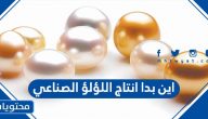 اين بدا انتاج اللؤلؤ الصناعي