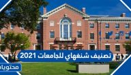 تصنيف شنغهاي للجامعات 2021