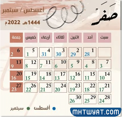 صفر 1444