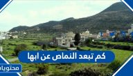 كم تبعد النماص عن ابها